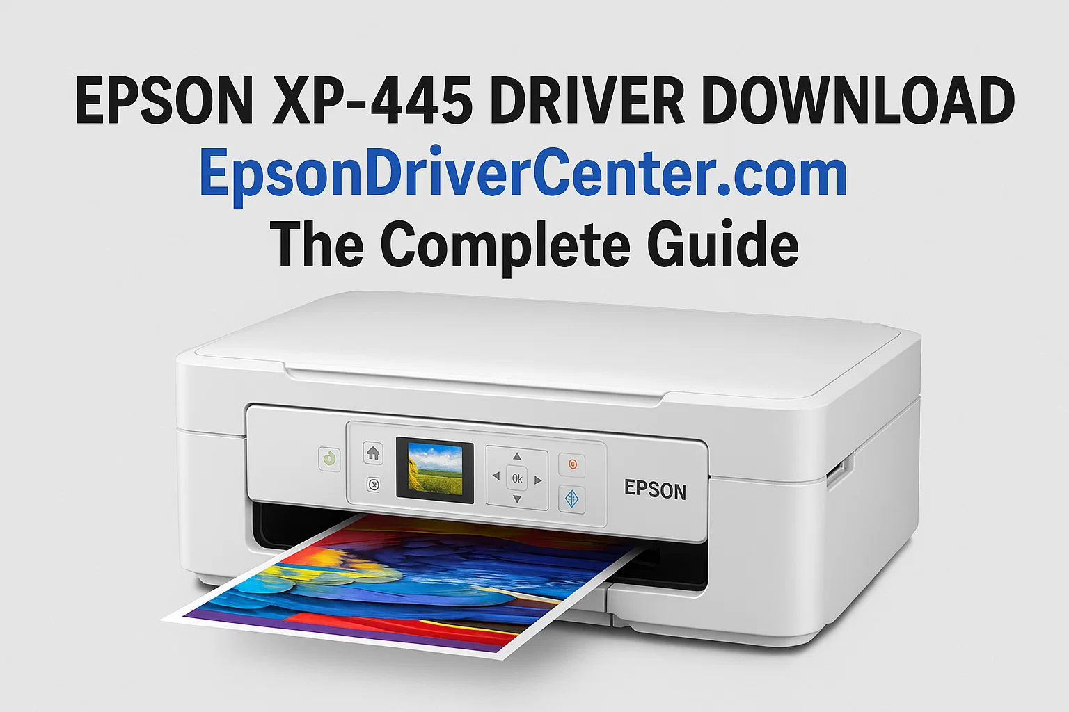 Epson XP-445 Driver Download EpsonDriverCenter.com