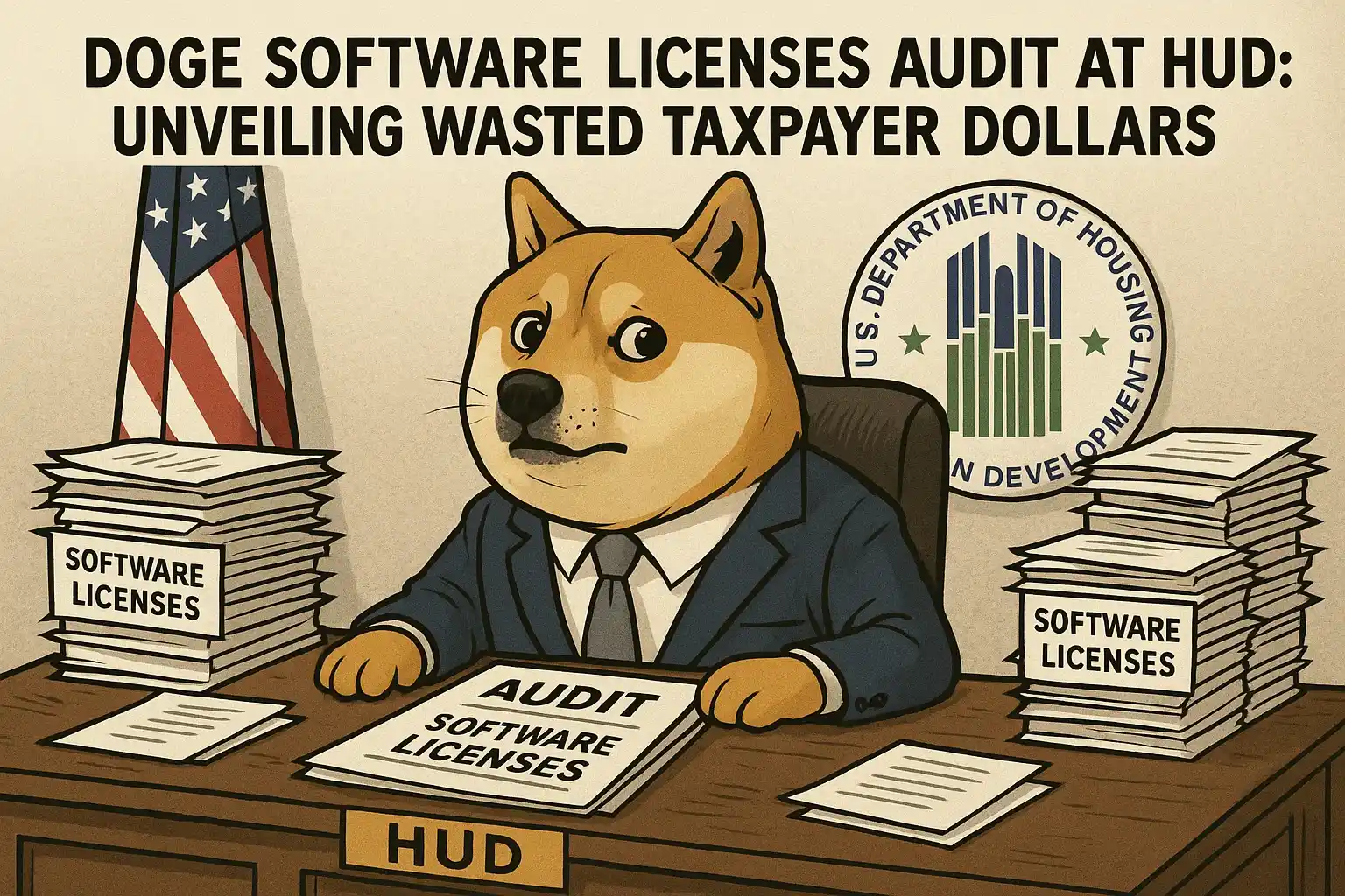 doge software licenses audit hud